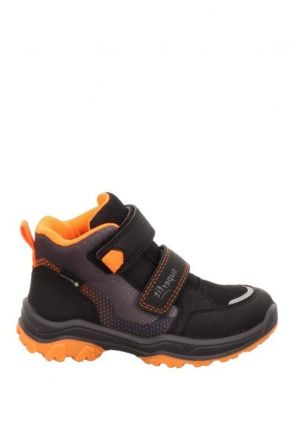 0056 Superfit Jupiter Unisex Çocuk Gore-Tex Bot 25-36 0000-SCHWARZ/ORANGE/TEXTIL/SYNTHETIK