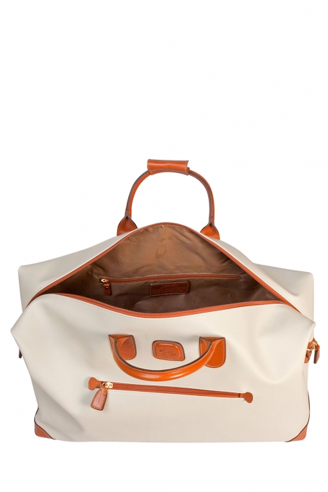 0202 Bric's Firenze Seyahat Çantası 55x32x20 cm Krem / Cream