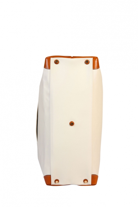 0202 Bric's Firenze Seyahat Çantası 55x32x20 cm Krem / Cream