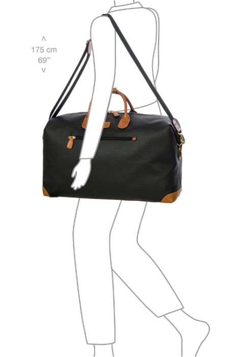 0202 Bric's Firenze Seyahat Çantası 55x32x20 cm Siyah/Black - 001