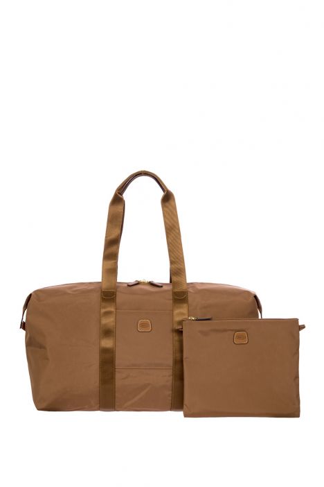 0202 Bric's X- Bag L Boy Seyahat Çantası 55x32x26 cm Kahve/Brownie - 865
