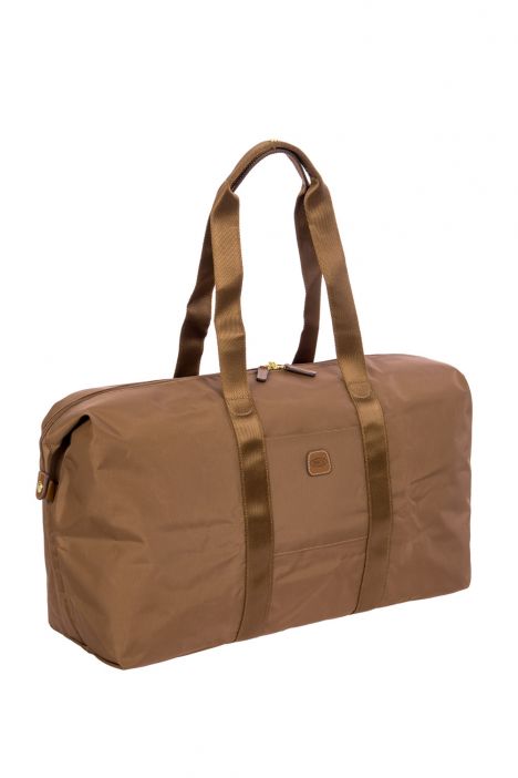 0202 Bric's X- Bag L Boy Seyahat Çantası 55x32x26 cm Kahve/Brownie - 865