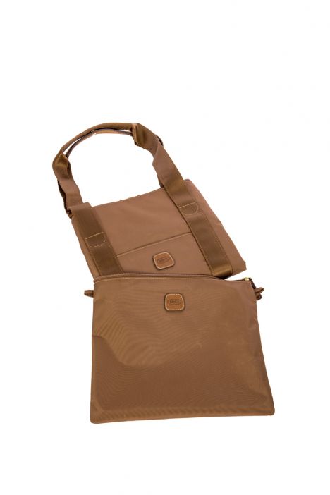 0202 Bric's X- Bag L Boy Seyahat Çantası 55x32x26 cm Kahve/Brownie - 865