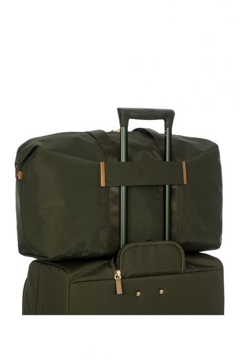 0202 Bric's X- Bag Seyahat Çantası 55x32x26 cm Yeşil / Olive