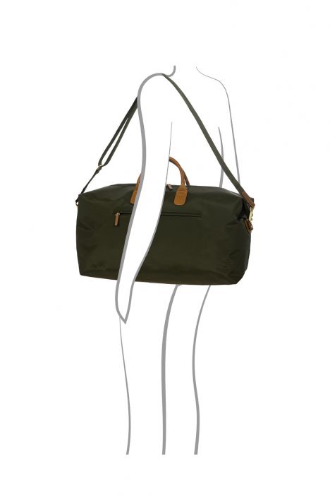 0202 Bric's X-Travel Seyahat Çantası 55x32x20 cm Yeşil/Olive - 78
