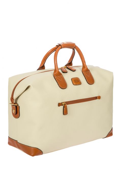 0203 Bric's Firenze Seyahat Çantası 43x28x19 cm Krem/Cream - 014