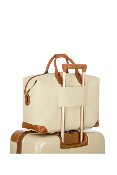 0203 Bric's Firenze Seyahat Çantası 43x28x19 cm Krem/Cream - 014