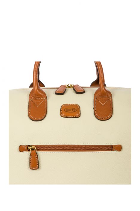 0203 Bric's Firenze Seyahat Çantası 43x28x19 cm Krem/Cream - 014