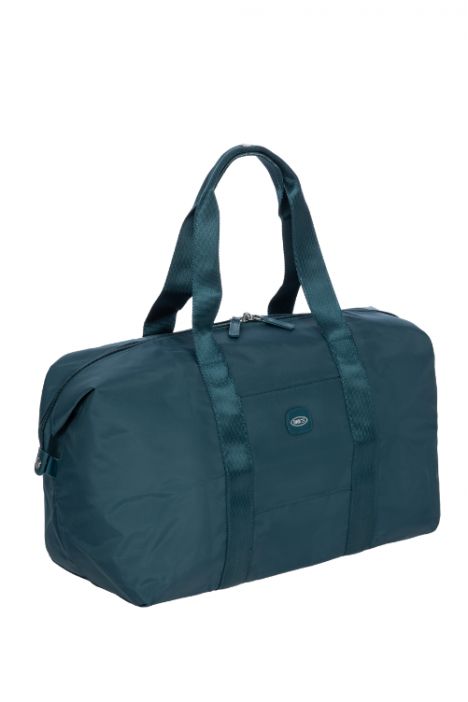 0203 Bric's Positano Soft Seyahat Çantası 43x28x19 cm Mavi/Sea Green - 326