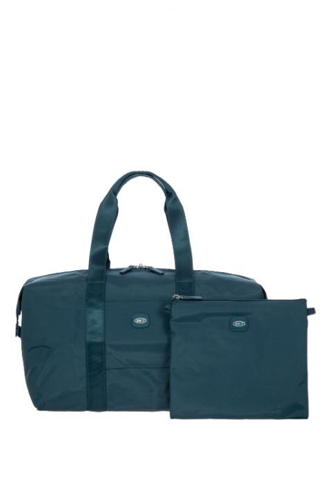0203 Bric's Positano Soft Seyahat Çantası 43x28x19 cm Mavi/Sea Green - 326