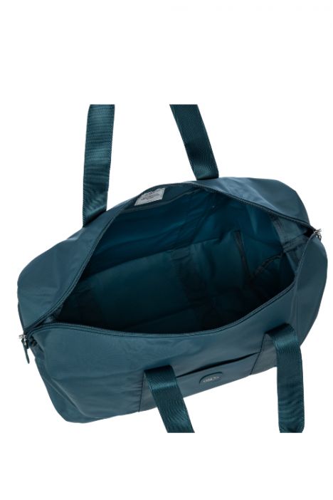 0203 Bric's Positano Soft Seyahat Çantası 43x28x19 cm Mavi/Sea Green - 326