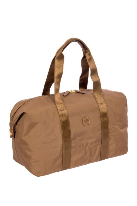 0203 Bric's X- Bag M Boy Seyahat Çantası 43x28x19 cm Kahve/Brownie - 865