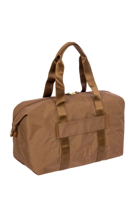 0203 Bric's X- Bag M Boy Seyahat Çantası 43x28x19 cm Kahve/Brownie - 865