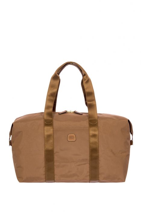 0203 Bric's X- Bag M Boy Seyahat Çantası 43x28x19 cm Kahve/Brownie - 865