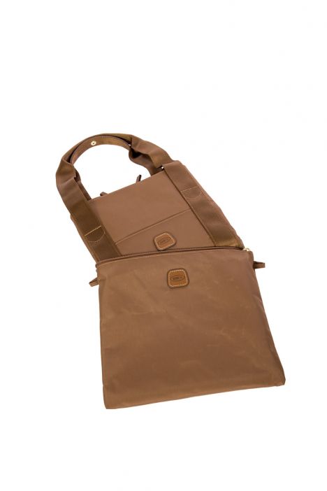 0203 Bric's X- Bag M Boy Seyahat Çantası 43x28x19 cm Kahve/Brownie - 865