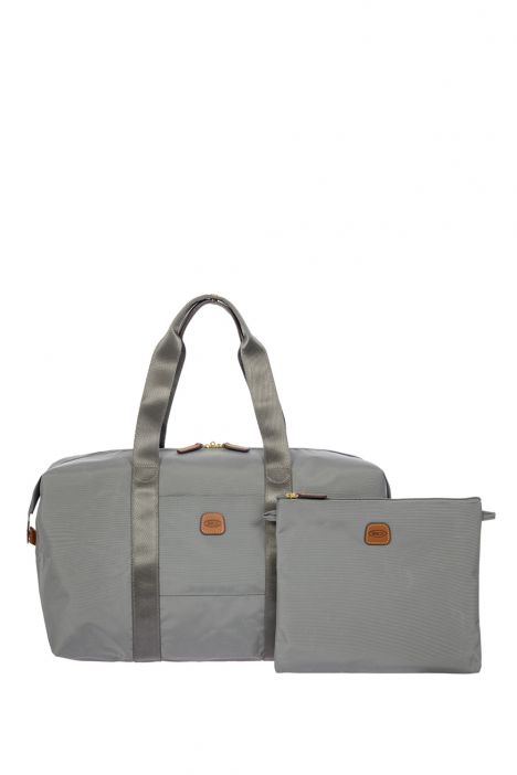0203 Bric's X- Bag M Boy Seyahat Çantası 43x28x19 cm Grey/Cloud - 517