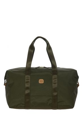 0203 Bric's X- Bag Seyahat Çantası 43x28x19 cm Yeşil / Olive