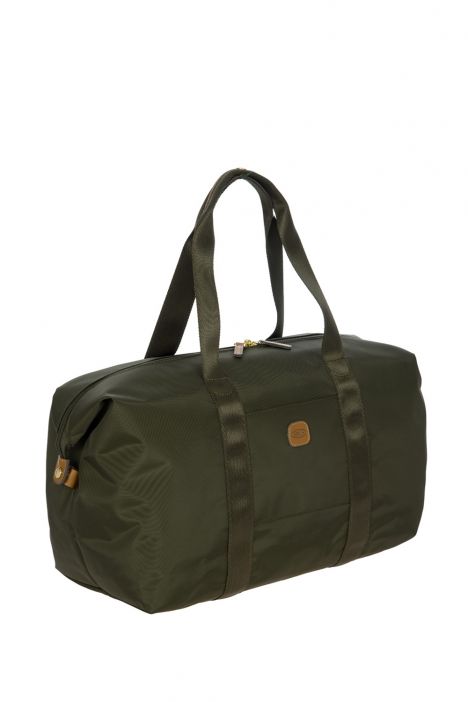 0203 Bric's X- Bag Seyahat Çantası 43x28x19 cm Yeşil / Olive