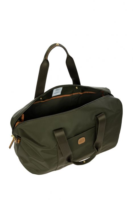 0203 Bric's X- Bag Seyahat Çantası 43x28x19 cm Yeşil / Olive