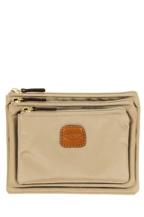 0224 Bric's X-Bag Kozmetik Çantası Bej / Papyrus