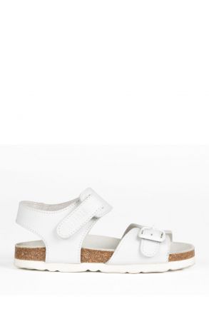 0229 Ch-Kifidis Çocuk Sandalet 21-30 Beyaz / White