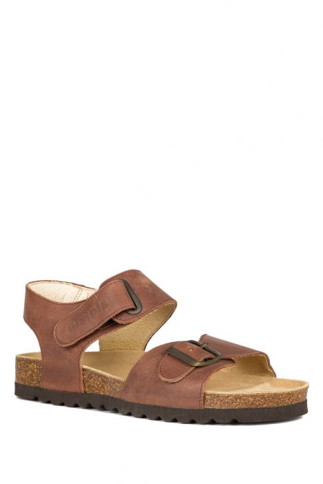 0229 Ch-Kifidis Kadın Sandalet 36-42 Kahverengi / Brown