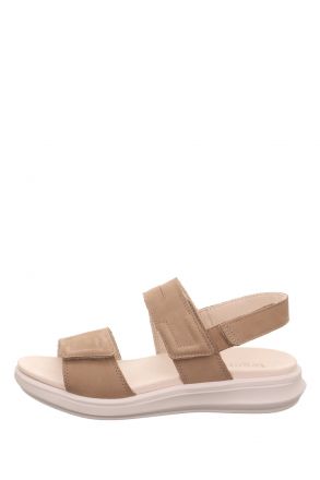 0311 Legero Ella Kadın Sandalet 36-41 4500-BEIGE(BEJ)/VELOURS