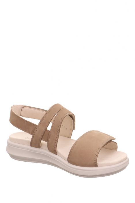 0311 Legero Ella Kadın Sandalet 36-41 4500-BEIGE(BEJ)/VELOURS
