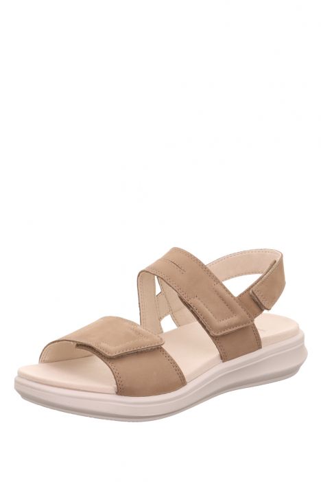 0311 Legero Ella Kadın Sandalet 36-41 4500-BEIGE(BEJ)/VELOURS