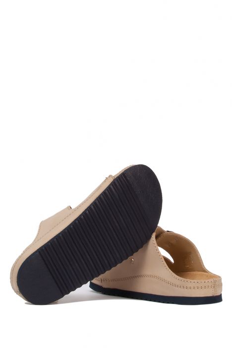 0394 Ch-Kifidis Çocuk Terlik 27-35 Nubuk Bej / Nubuck Beige