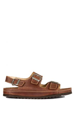 0395 Ch-Kifidis Erkek Sandalet 41-48 Kahverengi / Brown