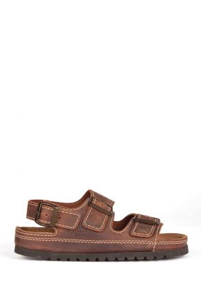 0395 Ch-Kifidis Kadın Sandalet 36-40 Kahverengi / Brown
