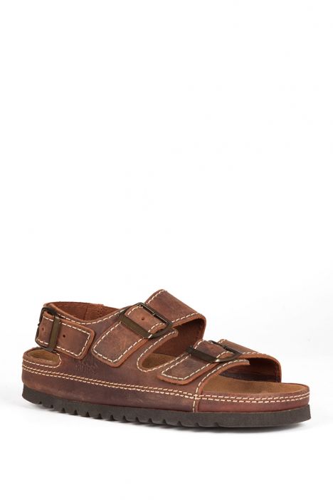 0395 Ch-Kifidis Kadın Sandalet 36-40 Kahverengi / Brown