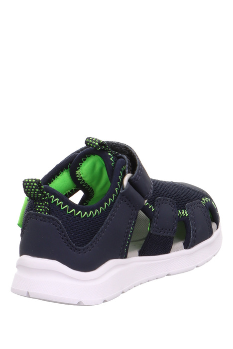 0478 Superfit Wave Unisex Çocuk Sandalet 21-27 8050-MAVİ/AÇIK YEŞİL