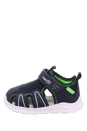 0478 Superfit Wave Unisex Çocuk Sandalet 21-27 8050-MAVİ/AÇIK YEŞİL