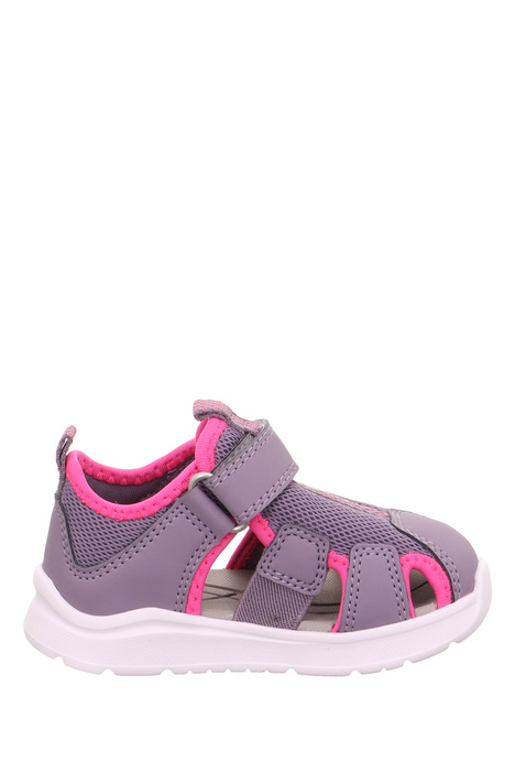 0478 Superfit Wave Unisex Çocuk Sandalet 21-27 8510-LILA/PEMBE