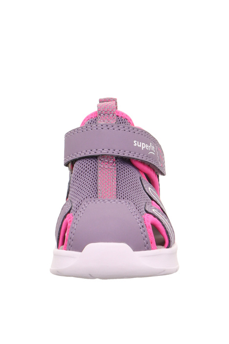 0478 Superfit Wave Unisex Çocuk Sandalet 21-27 8510-LILA/PEMBE