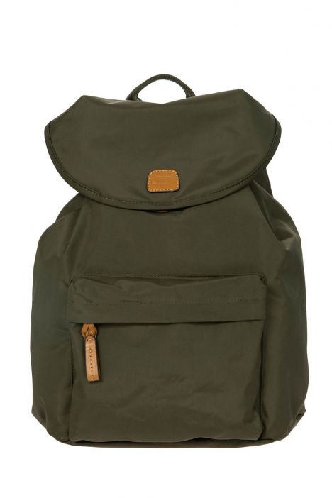 0597 Bric's X-Travel Sırt Çantası 30x34x14 cm Yeşil / Olive