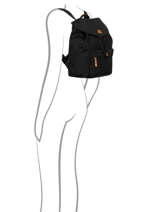 0597 Bric's X-Travel Sırt Çantası 30x34x14 cm Siyah / Black