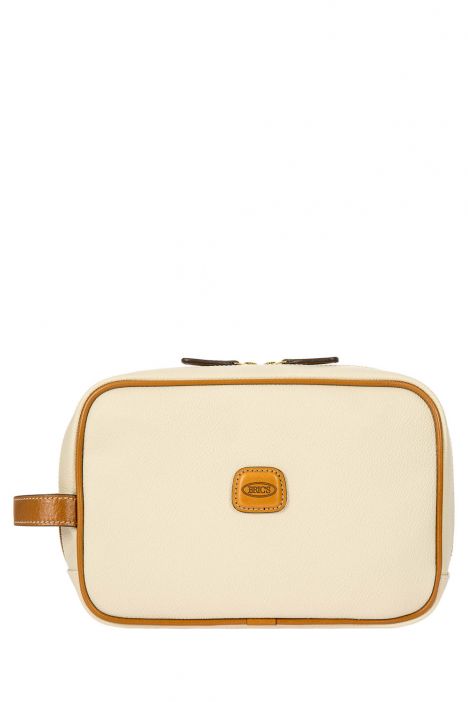 0601 Bric's Firenze Kozmetik Çantası 25x17x9 cm Krem / Cream