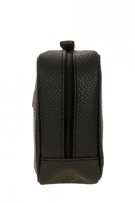 0601 Bric's Magellano Kozmetik Çantası 25x17x9 cm Siyah - Kahverengi / Black - Brown