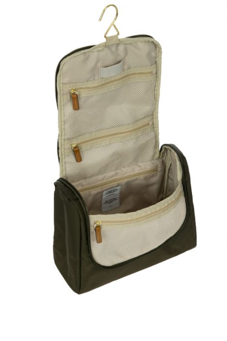 0617 Bric's X-Bag Kozmetik Çantası 27x22x12 cm Yeşil/Olive - 78