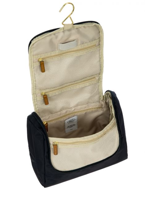 0617 Bric's X-Bag Kozmetik Çantası 27x22x12 cm Lacivert/Ocean Blue -050