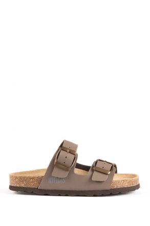 0765 Kifidis-Ch Çocuk Terlik 30-35 Kahverengi / Brown