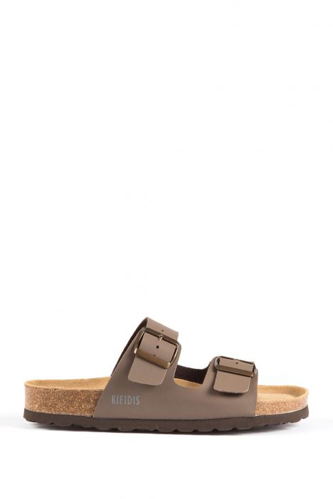 0765 Kifidis-Ch Erkek Terlik 42-46 Kahverengi / Brown