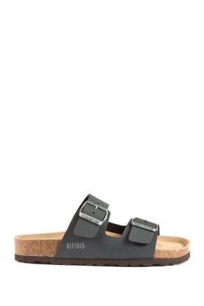 0765 Kifidis-Ch Kadın Terlik 36-41 Antrasit / Anthracite