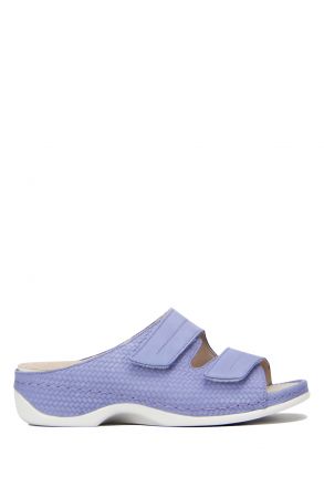 1002 Berkemann Daria Kadın Anatomik Deri Terlik 3.0-8.5 Purple Nubuck - 208