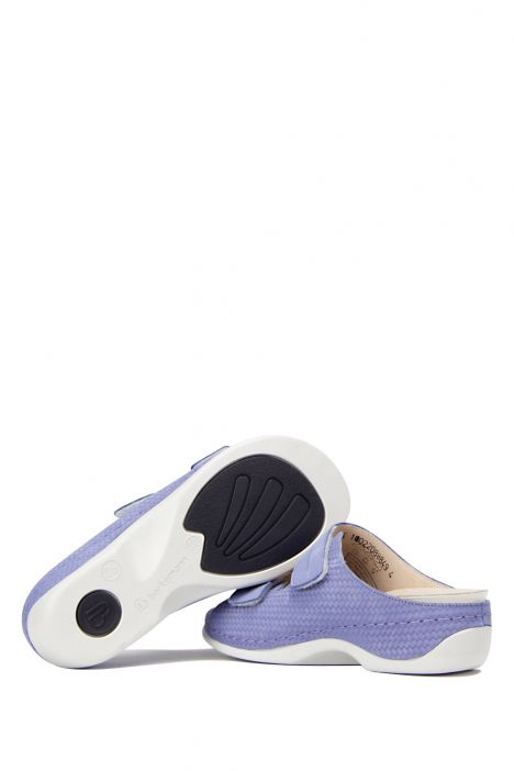 1002 Berkemann Daria Kadın Anatomik Deri Terlik 3.0-8.5 Purple Nubuck - 208