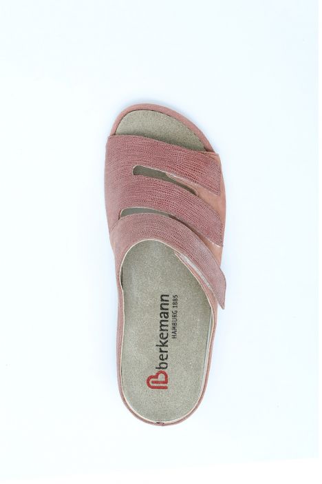 1007 Berkemann Franziska Kadın Anatomik Deri Terlik 3.0-8.5 Rost - Velours/Leder - 154