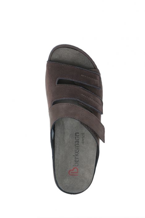 1013 Berkemann Andrea Kadın Anatomik Deri Terlik 3.0-8.5 Braun - Nubuk/Stretch - 084